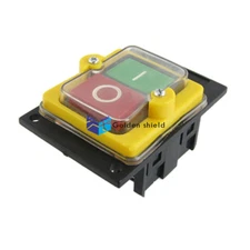 KAO-5M On Off Start Stop Water Proof Push Button Switch 10A 380V AC 75x52mm✦Kd