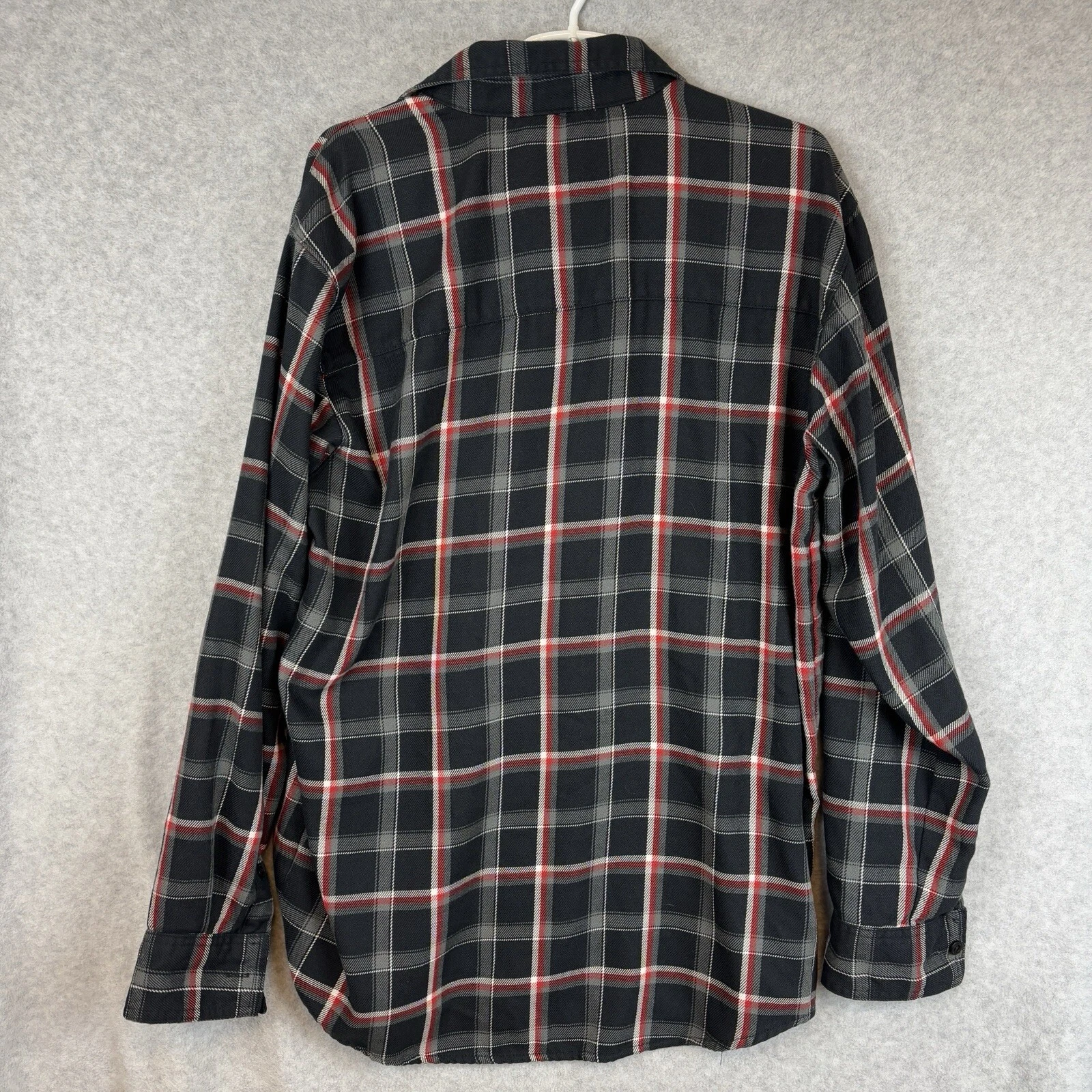 burton dryride plaid flannel long sleeve shirt