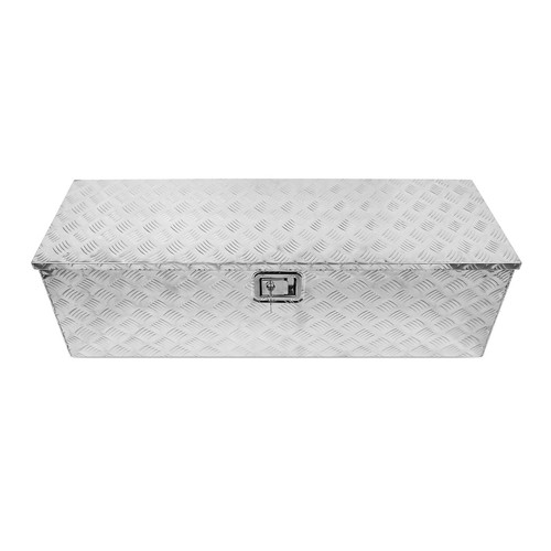 48" Aluminum Tool Box Tool Storage Organizer Box for Trailer Truck Pickup w/Lock - Picture 9 of 9