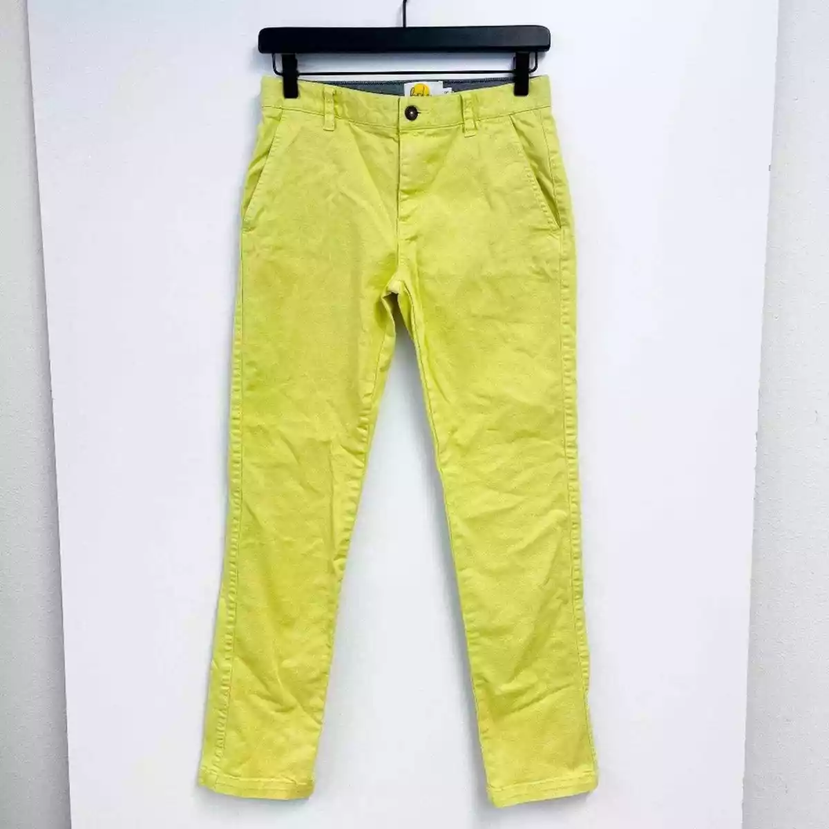 Boys yellow 2025 chino pants