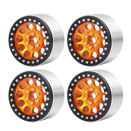 4PCS 2.2'' Beadlock Wheels Rims for 1/10 RC Crawler SCX10 90046 90048 TRX4 D90 - Picture 2 of 8