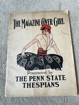 The Magazine Cover Girl, The Penn State Thespians. Robert Voskamp 1925. 