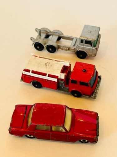 Lesney lot matchbox rolls royce fire semi die cast metal diecast car truck vtg - Picture 2 of 4