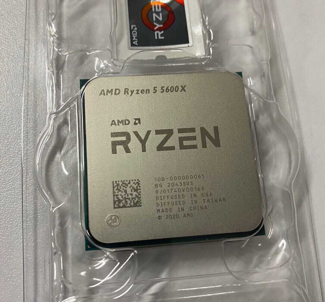AMD Ryzen 5 5600X R5-5600X 3.7GHz 6CORE 12Thr Socket AM4 65W AMD Ryzen 5 5600X R5-5600X 3.7GHz 6CORE 12Thr Socket AM4 65W