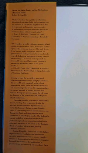 Stress, the Aging Brain, and the Mechanisms of Neuron Death - Robert M. Sapolsky - Picture 3 of 21