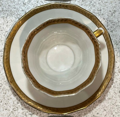 Antique Limoges Tea Cups & Saucers - Picture 6 of 11