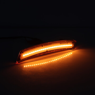 2x Front Yellow Side Marker Lights – Fits Mini Cooper R55 R56 R57 R58 R60 R61 – Set Of 2