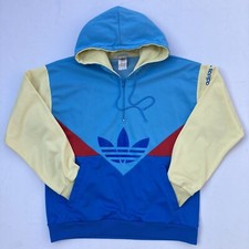 Vintage 1980s Adidas Colorado XS / S Made In West Germany Sweater OG Rare Blue