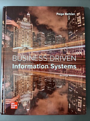 Business Driven Information Systems - Hardcover, by Baltzan Paige - Good Cond.