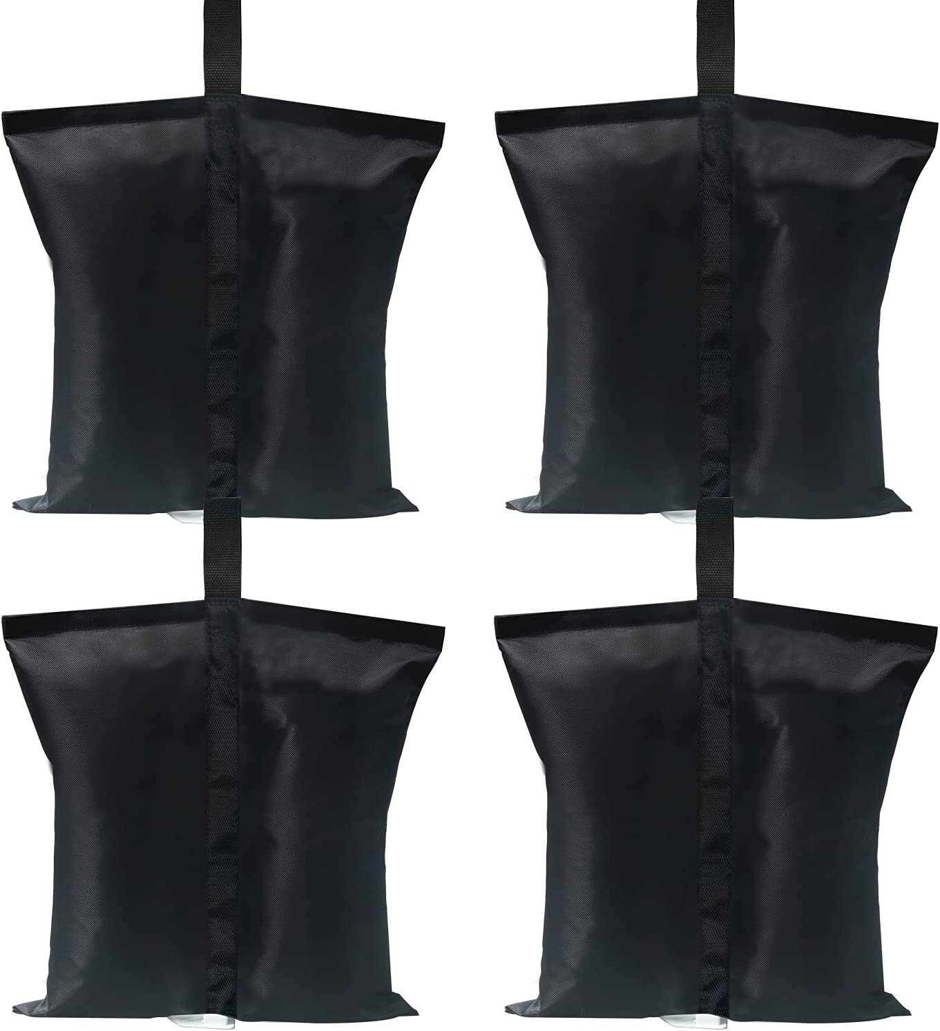 Weights 120 Lbs Gazebo Tent Sand Bags,4pcs-pack (black)