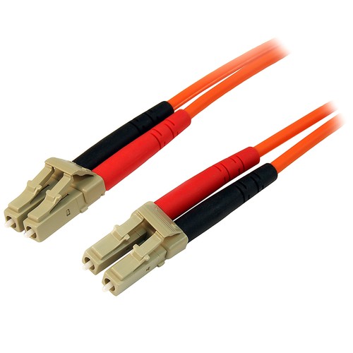 Startech 15m Multimode 50/125 LC-LC Duplex Fiber Patch Cable Orange / Multimode