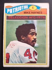 1977 Topps MEXICAN #50 Mike Haynes New England Patriots RC HOF