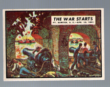 1962 Topps Civil War News Trading Cards 2