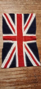 Vintage Handmade Union Jack Flag United Kingdom Wall Hanging Retro Art Beautiful