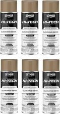 Hi-Tech EN-73 Engine Enamel Cummins Beige 12oz Gloss Spray Paint Coating 6-Pack