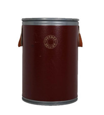 Hermes Red Rouge Drum Storage Container Saddl...