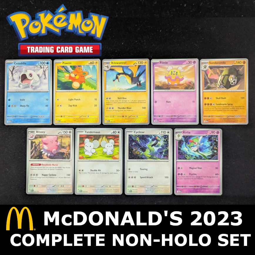 Mcdonalds Card in Pokmon Individual Cards for sale | eBay UK