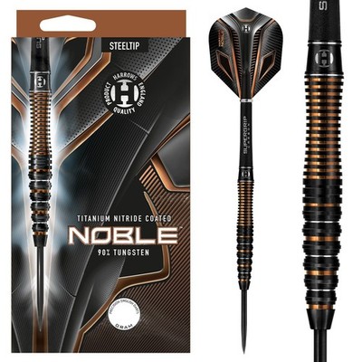 Harrows Noble 90% Tungsten Steel Tip Darts - 21g 22g 23g 24g 25g or 26g