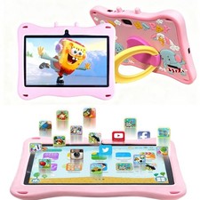 Kids Tablet 7 inch Android 13 Computer Wifi Cameras 8GB 64GB Children Toddler PC