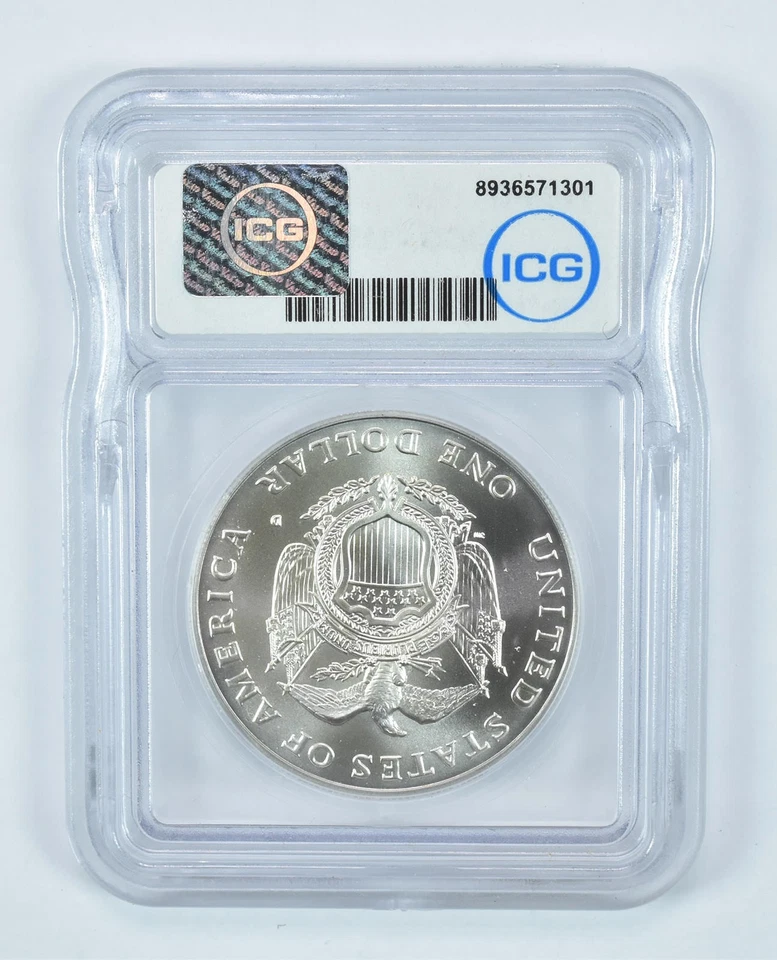 1994-D Capitol Commemorative Silver Dollar MS70 ICG *2086 - Image 2 of 4