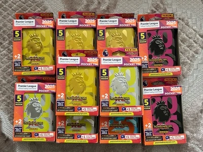 10 Panini Adrenalyn XL Premier League 2025 Pocket Tins