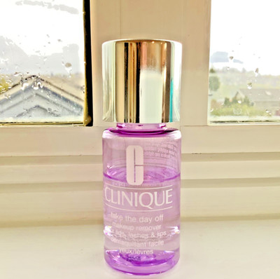 1 oz CLINIQUE Take the Day Off for Lids, Lashes, Lips Travel Bottle