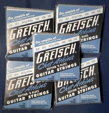 Gretsch Chet Atkins No. Rhythm 'N Blues Guitar Strings RARE 48-10 Nickel 5 Pack