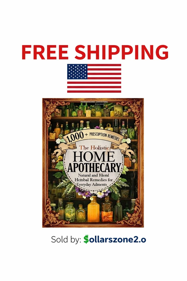 Home Apothecary – 1000+ Forgotten Natural Remedies Book | Free Shipping USA