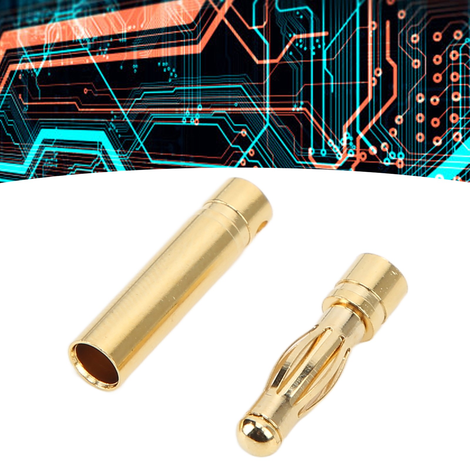 4mm Gold Plated Male Female Banana Plug Banana Plug Connectors For RC ESC