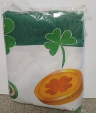 St. Patricks gnome Tablecloth 60 x 84 green, white, orange, yellow, white