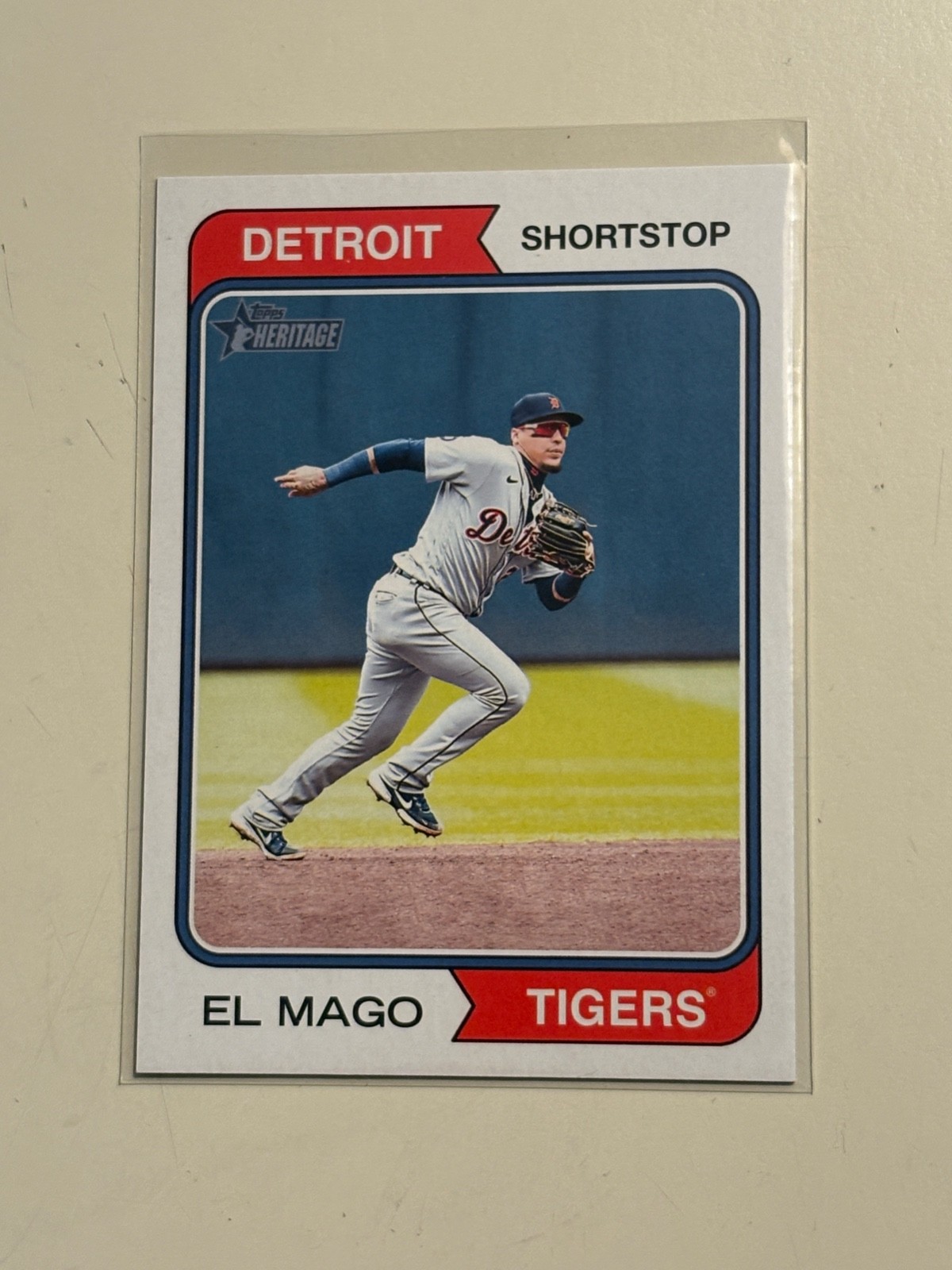 2023 Topps Heritage Javier Baez El Mago Nickname Variation Detroit Tigers #72