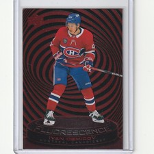 Ivan Demidov Rookie 2025-26 UD Series 2 Hockey Fluorescence Red Insert Card F-19