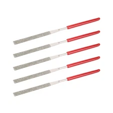 10 PCS 2mm x 100mm Flat Diamond Needle File 150 Grit