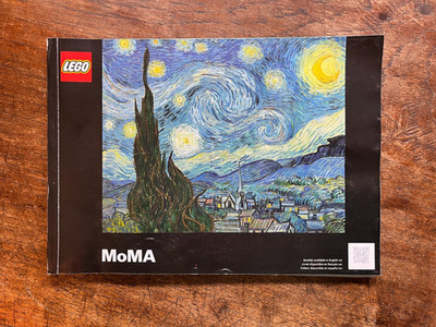 LEGO  Ideas 21333 Vincent Van Gogh Moma The Starry Night Instruction Manual Only