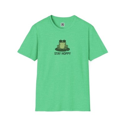 Stay Hoppy  Funny Frog Graphic T-Shirt