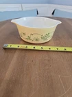 Vintage Pyrex 472-B casserole dish in the "Shenandoah" or "Spring Blossom"