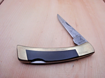 Gerber- V-Steel- 97223- USA- RARE- Lockback Knife