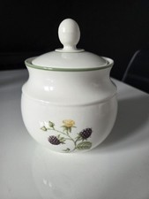 Vintage St Michael Ashberry Lidded Sugar/Jam Pot VGC