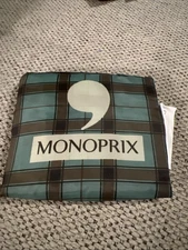 Monoprix Bag Paris Map Reusable  Grocery Shopping Tote France Market