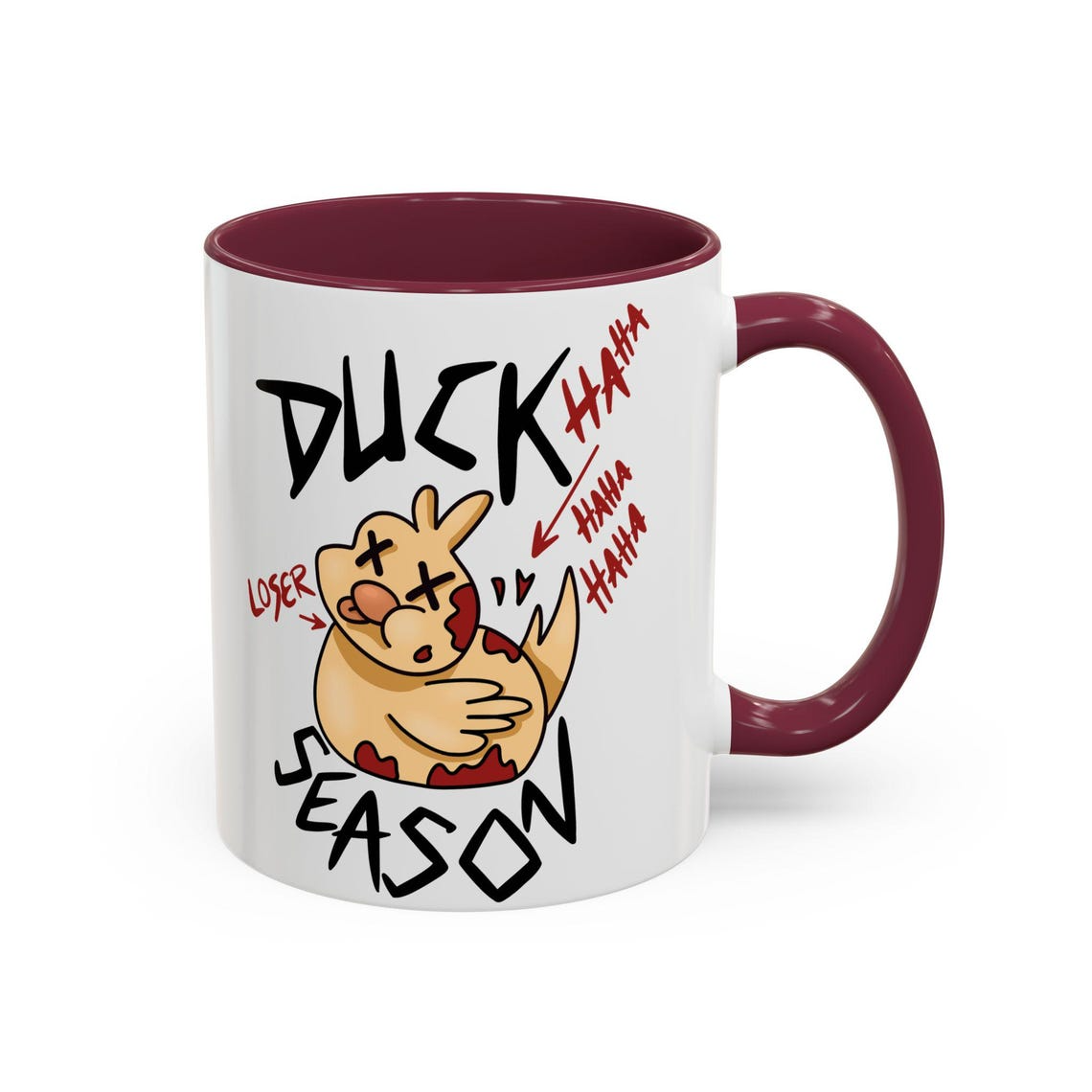 Duck Season Alastor Hazbin Hotel Mug – Colorful Lucifer 11oz