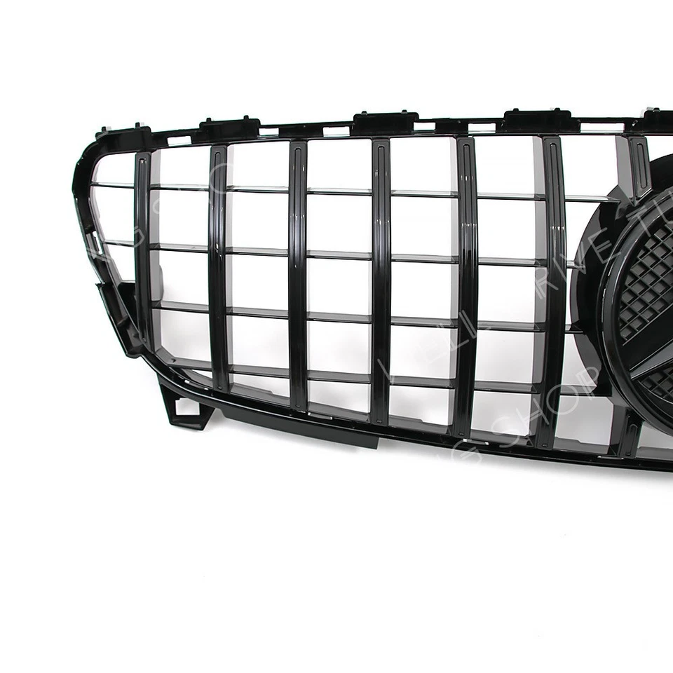 Black Front Bumper Grille W/Star For Mercedes Benz W176 16-18 A180 A200 A250 A45 Foto 4 de 4