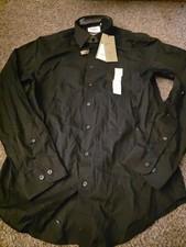 Goodfellow  Co. Black Button Down Shirt Long Sleeve Dress Shirt M