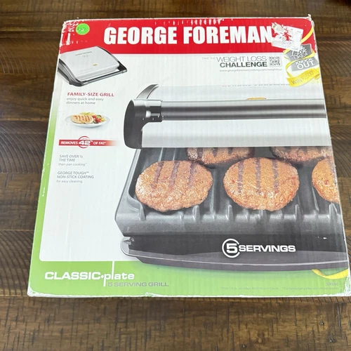 George Foreman Family Size Grill 5 Servings