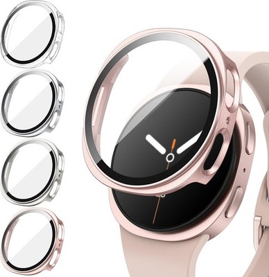 Neitra 4 Stück Hülle für Samsung Galaxy Watch 8 44mm, Hart PC Bumper Case mit HD