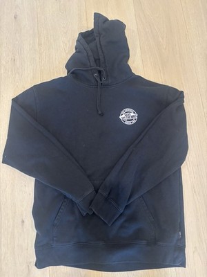 Vans Men s XL Black Pullover Hoodie Logo Graphic Print Hooded Pockets