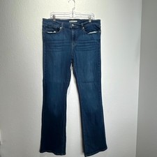 Levi's Classic Bootcut Jeans Womens 16 Blue Denim Cotton Stretch Dark Wash