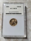2004 1/10th oz 5 Dollar Gold American Eagle