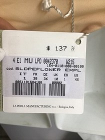 la perla bra panties set Nude Peach Lilac Floral Embroidery Nwt Size 34B