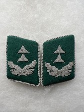 WW2 German Luftwaffe Admin Officer Collar Tab Set Bullion (GG251