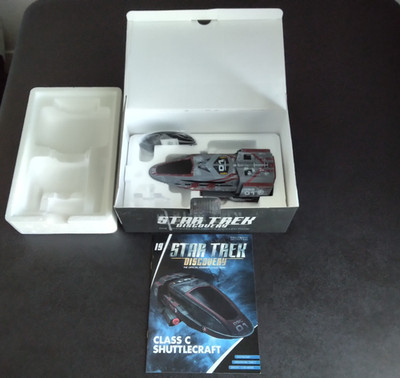 Eaglemoss Hero Collector Star Trek Discovery Class C Shuttlecraft & Magazine #19